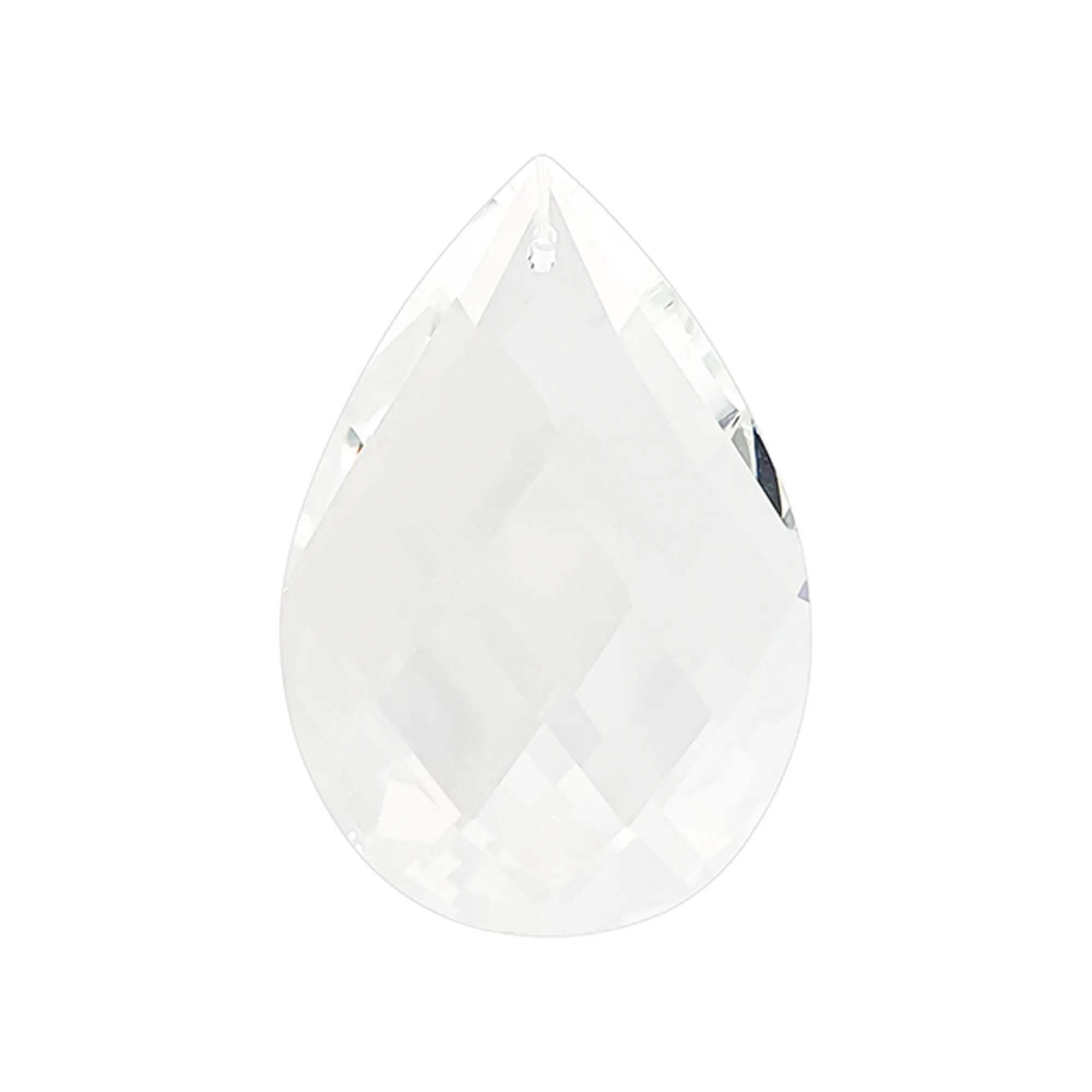 C20060  Crystal Pendalogue, No Ring Or Pin Included Clear63mm